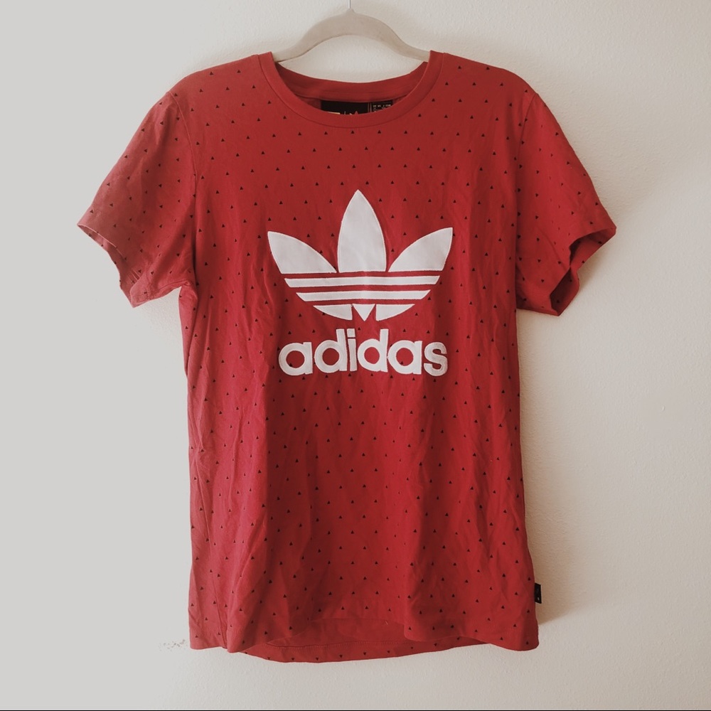 Red Adidas Tee